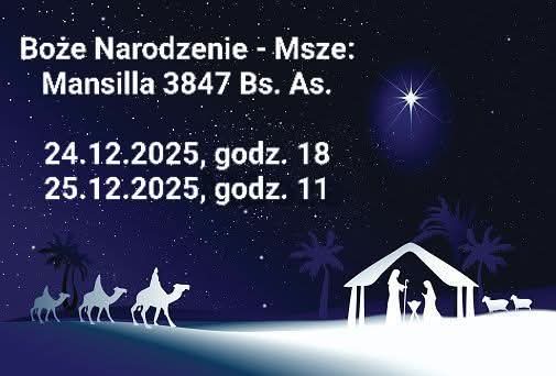 Misas en la Iglesia Polaca para esta Navidad